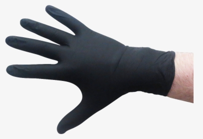 Transparent Gloves Food Safe Transparent & Png Clipart - Black Glove Hand Png, Png Download, Transparent PNG