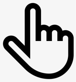 Computer Mouse Icon Pointer Cursor Hand - Transparent Background Hand Cursor, HD Png Download, Transparent PNG