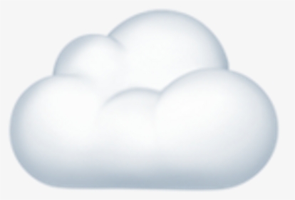Cloud Emoji Png - Iphone Cloud Emoji Transparent, Png Download, Transparent PNG