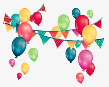 Balloons Party Png - Transparent Background Birthday Balloons Png, Png Download, Transparent PNG