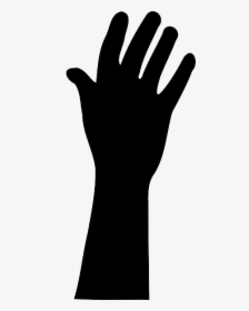 Raise Clipart Hand Clipart Png Library Library - Hand Silhouette Png, Transparent Png, Transparent PNG