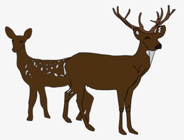 White-tailed Deer Silhouette Clip Art - Deer Silhouette Clipart Png, Transparent Png, Transparent PNG