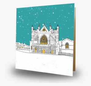 Exeter Cathedral Line Drawing, HD Png Download, Transparent PNG