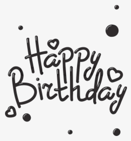 Happy Birthday Text Png Image - Happy B Day Text, Transparent Png, Transparent PNG