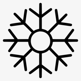 Snowflake - Transparent Background Snowflake Icon, HD Png Download, Transparent PNG