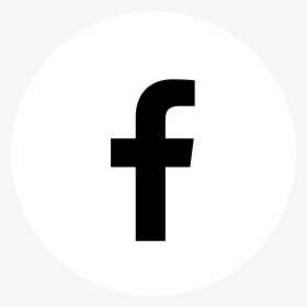 Facebook - Facebook Icon White Circle, HD Png Download, Transparent PNG
