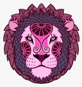 #lion #lionshead #leo #zodiacsignstickers - Lion Png, Transparent Png, Transparent PNG