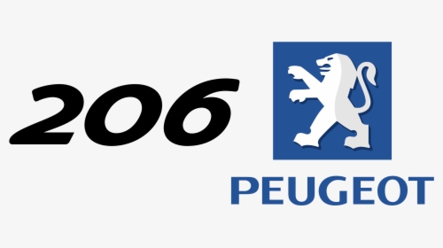 Peugeot 206 Logo Png Transparent - Peugeot 206 Logo Vector, Png Download, Transparent PNG