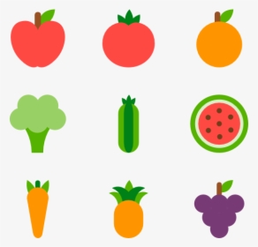 Fruits And Vegetables - Transparent Fruits And Vegetables Clipart, HD Png Download, Transparent PNG