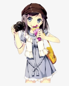 Cute Anime Girl Png - Transparent Cute Anime Girl Png, Png Download, Transparent PNG