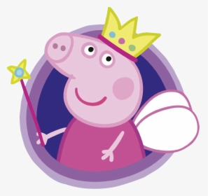 Peppa Pig Princess Png Clip Freeuse Stock - Peppa Pig En Png, Transparent Png, Transparent PNG