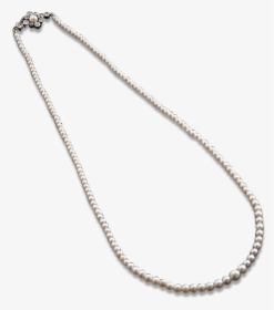 Graduated Saltwater Pearl Necklace - Chain, HD Png Download, Transparent PNG