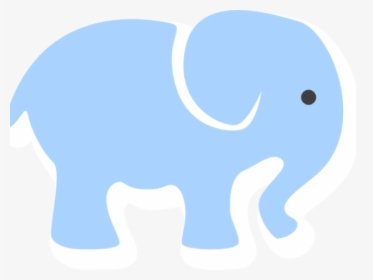 Baby Animal Clipart Blue Elephant - Indian Elephant, HD Png Download, Transparent PNG