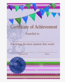 Certificate Template Png Transparent Image - Academic Certificate, Png Download, Transparent PNG