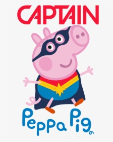 Captain Peppa Pig T Shirt Print Coloring Pages Peppa Pig Hd Png