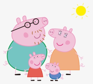 Peppa Pig Family Png - Peppa Pig Family Vector, Transparent Png, Transparent PNG