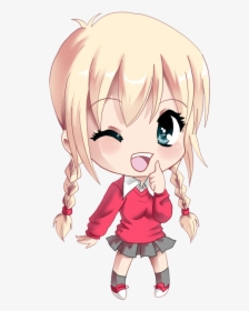 Anime Png Images - Excited Anime Girl Png, Transparent Png, Transparent PNG