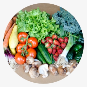 Transparent Basket Of Fruit Clipart - Basket Of Fruits And Vegetables, HD Png Download, Transparent PNG