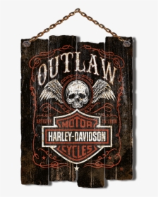 Harley Davidson Wood Signs, HD Png Download, Transparent PNG