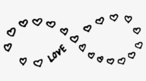 #infinity #love #hearts #aesthetic #tumblr #cute - Aesthetic Infinity Sign Drawing, HD Png Download, Transparent PNG
