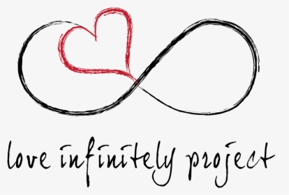 Love Infinitely - Infinity Symbol Heart Png, Transparent Png, Transparent PNG