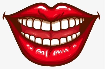 Lip,mouth,facial Art,logo,fictional - Png Clipart Smile Mouth Png, Transparent Png, Transparent PNG