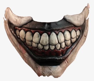 #smile #joker #thejoker #horror #horrormask #mask #teeth - Twisty The Clown Mask, HD Png Download, Transparent PNG
