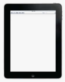 Svg Black And White Transparent Tablet Screen Demo - Tablet Screen Png, Png Download, Transparent PNG