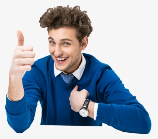 Thumbs Up Guy - Thumbs Guy Up Png, Transparent Png, Transparent PNG