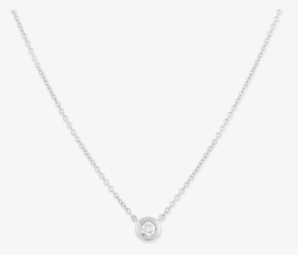 Silver Diamond Necklace, HD Png Download, Transparent PNG