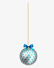Hanging Christmas Ball Png Clipart Image - Chain, Transparent Png, Transparent PNG