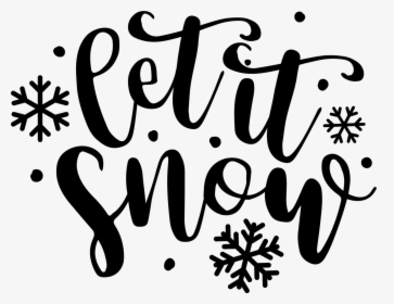 Let It Snow Stencil, HD Png Download, Transparent PNG