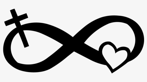 Infinity Cross And Heart, HD Png Download, Transparent PNG
