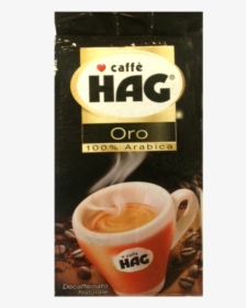 Hag Espresso Oro 100% Arabica Naturally Decaf, 250g - Caffè Hag Espresso, HD Png Download, Transparent PNG