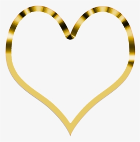 Transparent Infinity Heart Clipart - Gold Heart Transparent Background, HD Png Download, Transparent PNG
