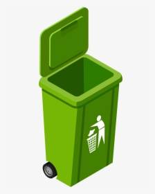 Green Trash Can Png Clip Art Image - Green Trash Can Clipart, Transparent Png, Transparent PNG