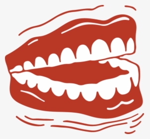 Clip Art Collection Of Free Chattering - Chattering Teeth Clipart, HD Png Download, Transparent PNG
