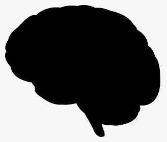 Silhouette Brain At Getdrawings - Brain Silhouette Clipart, HD Png Download, Transparent PNG