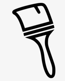 Thick Paint Brush - Paint Brush Thick Transparent, HD Png Download, Transparent PNG