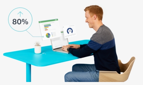People Sitting At A Table Png -with Surveymonkey Collaboration - Sitting, Transparent Png, Transparent PNG