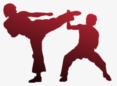 Karate Silhouette Png, Transparent Png, Transparent PNG