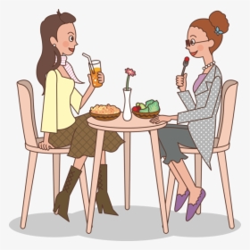 Human Behavior,girl,sitting - Ladies Who Lunch Free, HD Png Download, Transparent PNG