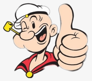 Popeye Thumb Up Png - Popeye Thumbs Up, Transparent Png, Transparent PNG