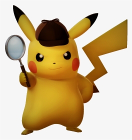 Detective Pikachu By Pokemonsketchartist - Transparent Pokemon Detective Pikachu, HD Png Download, Transparent PNG