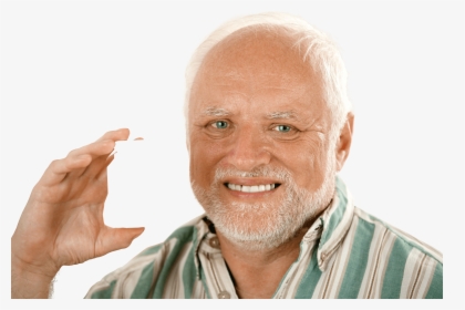 Personharold With Pill Bottle And Odd Expression - Hide The Pain Harold Meme, HD Png Download, Transparent PNG