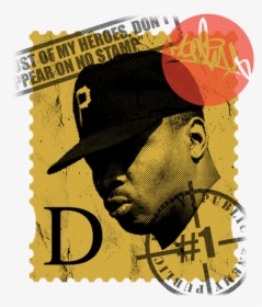 Chuck D Stamp - Hip Hop Postal Stamp, HD Png Download, Transparent PNG