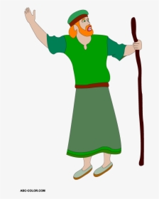 Bible Figures Clip Art - Noah From The Bible Clipart, HD Png Download, Transparent PNG