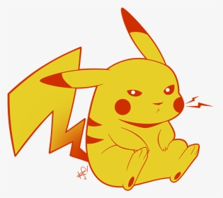 By The Hatress - Draw A Mad Pikachu, HD Png Download, Transparent PNG