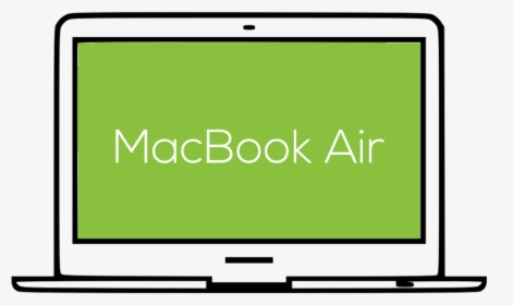Macbook Air Green Final - Led-backlit Lcd Display, HD Png Download, Transparent PNG