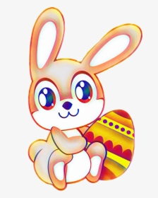 #desafio #pascua #conejodepascua #chocolate #stickers - Cute Cartoon Bunny, HD Png Download, Transparent PNG
